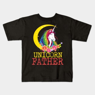 Unicorn Father Kids T-Shirt